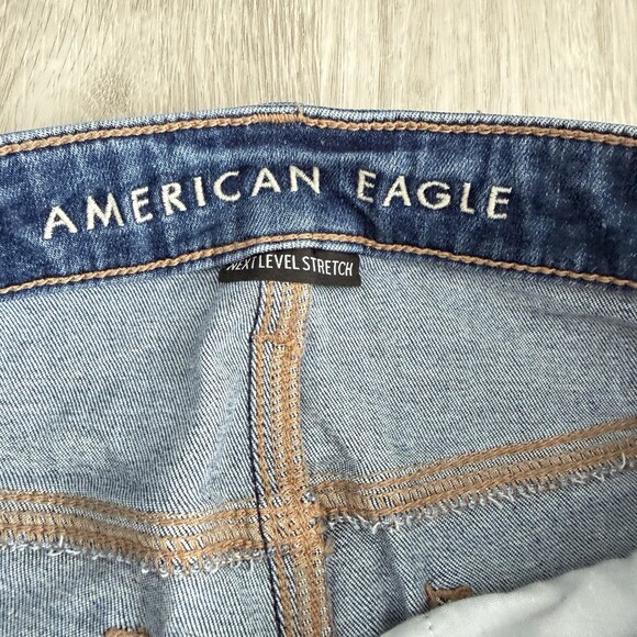 American Eagle Jeans Skinny Next Level Stretch Blue Women's Size 2 EUC - Picture 4 of 13
